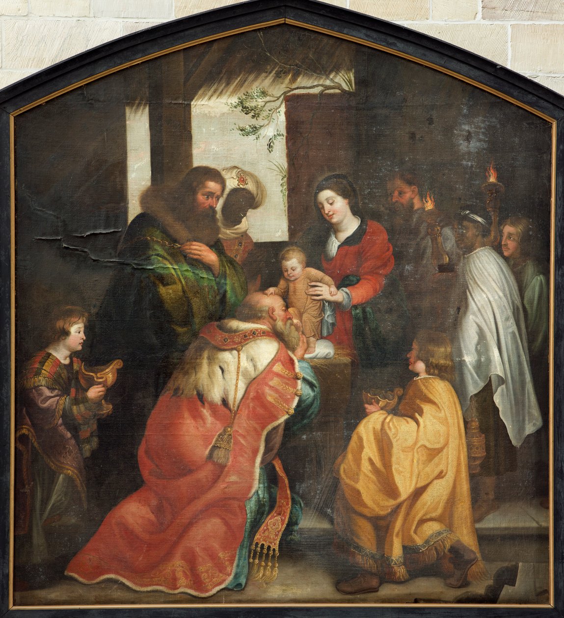 Sognekirke (Saint Martins Sognekirke). Maleri. af Unbekannter Künstler
