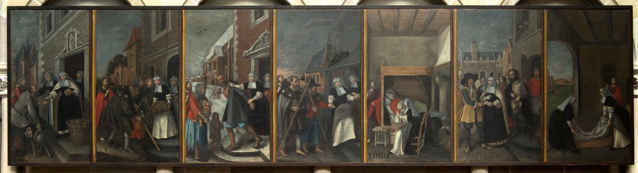 Sognekirke (Saint Martins Sognekirke). Maleri. af Unbekannter Künstler