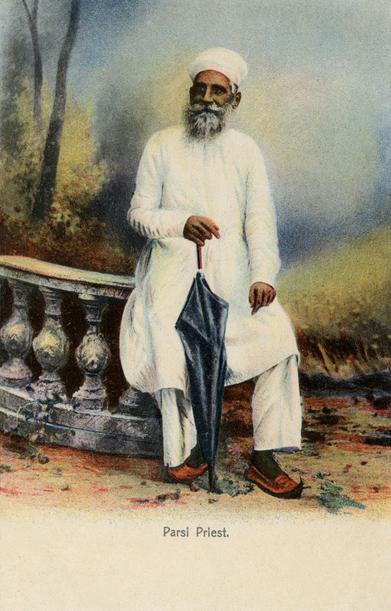 Parsi-præst, Britisk Indien af Unbekannter Künstler