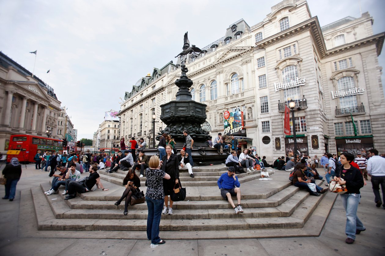 Piccadilly Circus, London (foto) af Unbekannt
