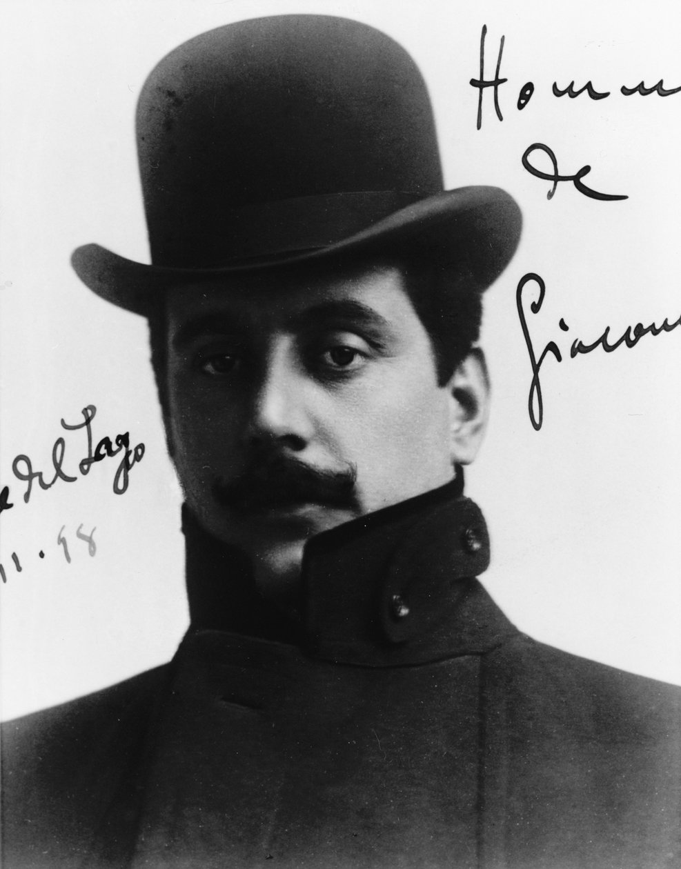 Portræt af Giacomo Puccini af Unbekannt