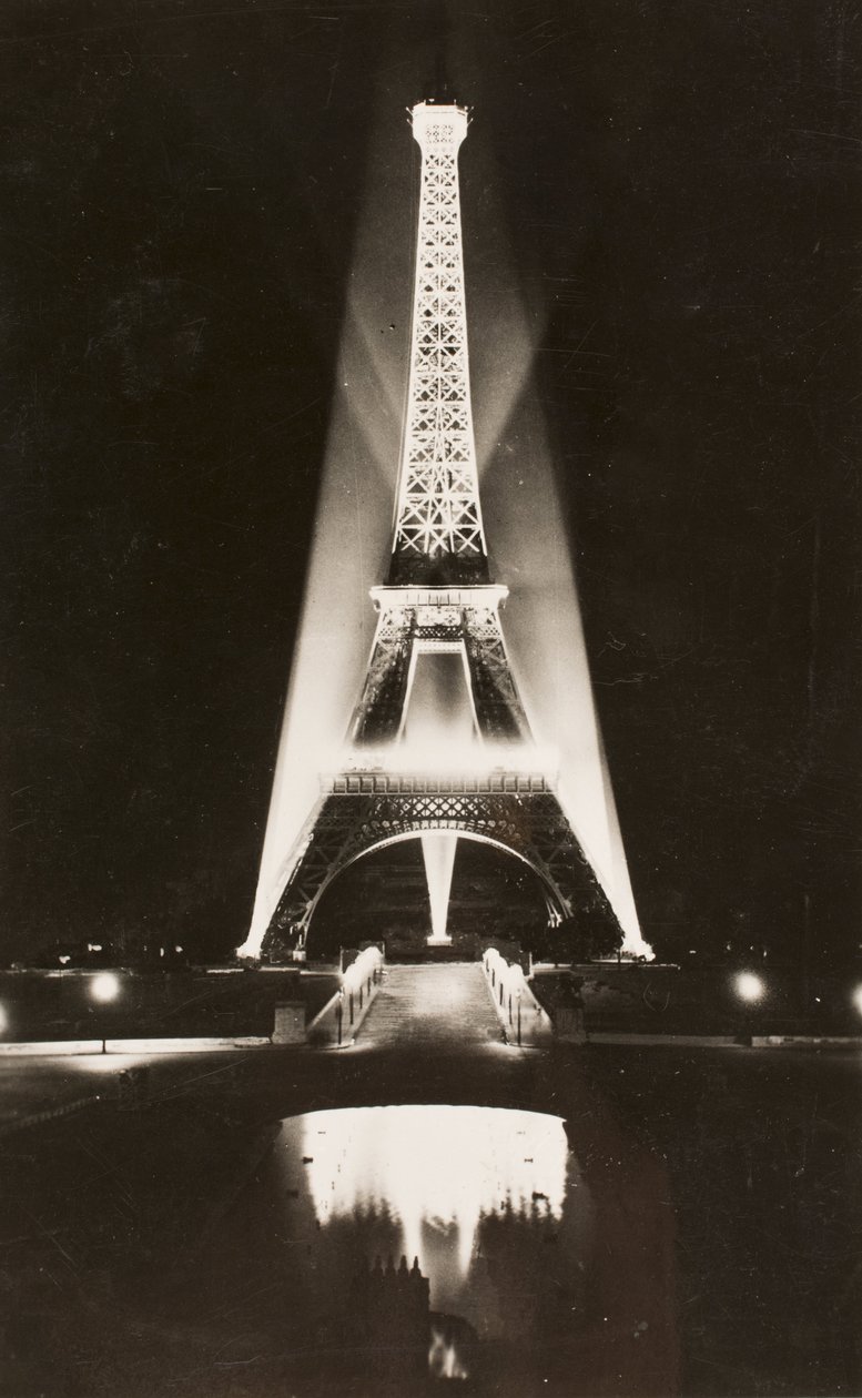Postkort/Eiffeltårnet/Paris/Seine/Ile de France/Frankrig af William M. Timlin