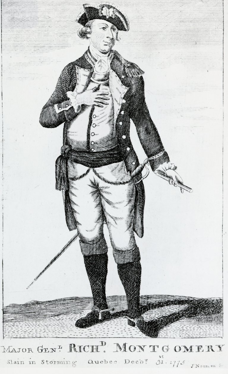 Richard Montgomery (1738-1775) af Unbekannt