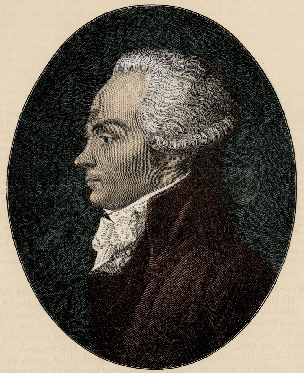 Robespierre - portræt af Unbekannter Künstler