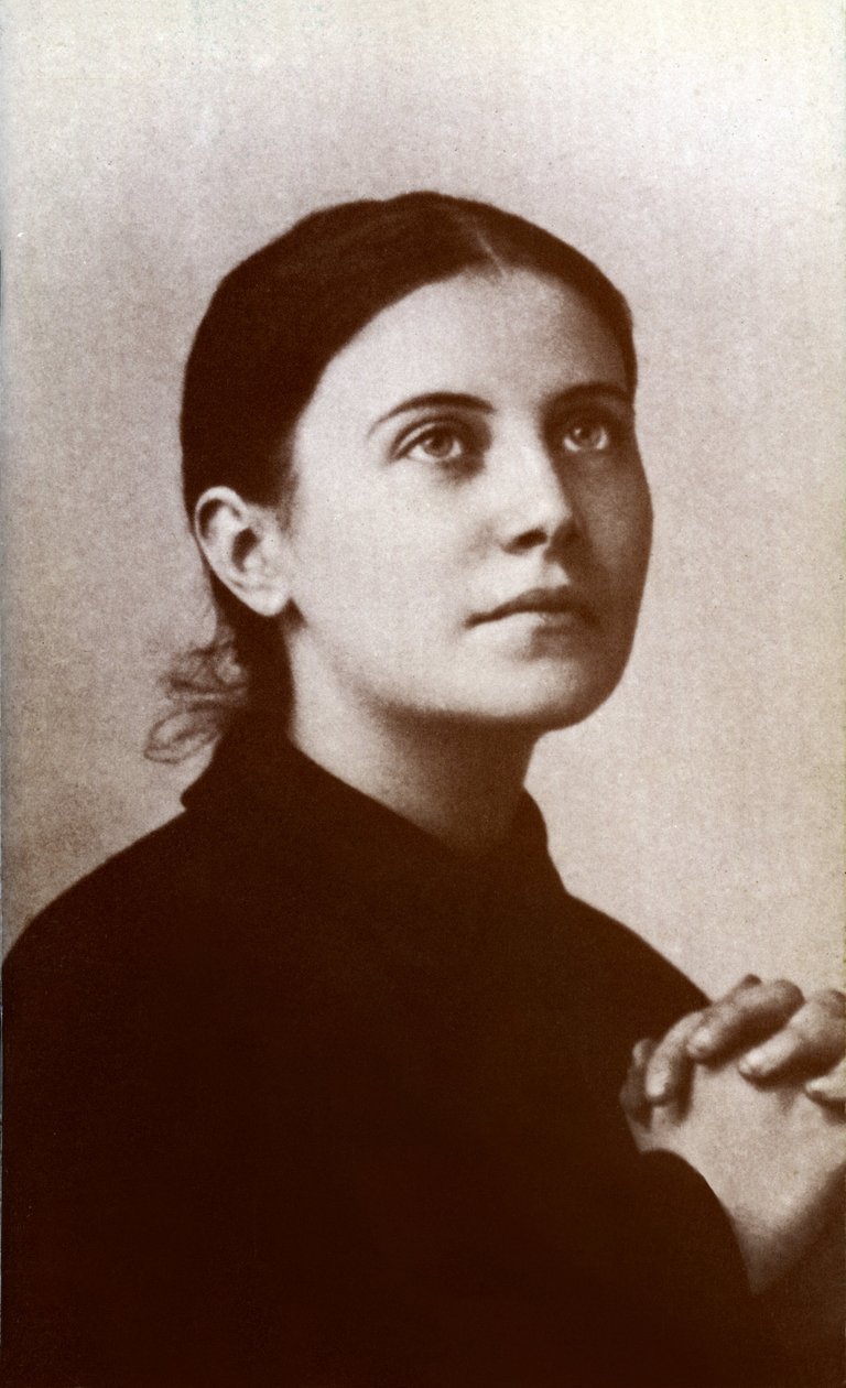 Den hellige Gemma Galgani af Lucca (Italien) (1878-1903). af Unbekannter Künstler