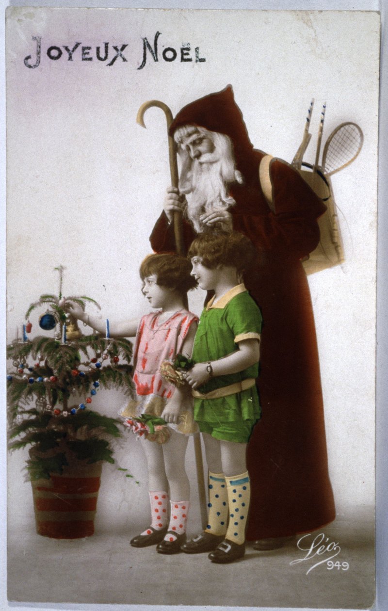 Sankt Claus, ca. 1930 (postkort) af Unbekannter Künstler