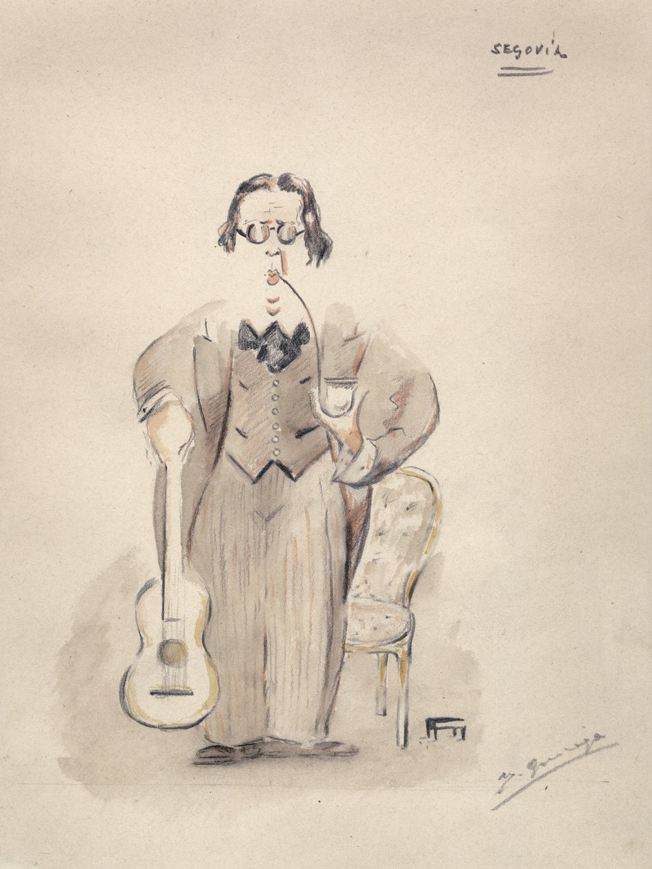 Segovia, Spanien, ca. 1925 (skitse) af Unbekannter Künstler