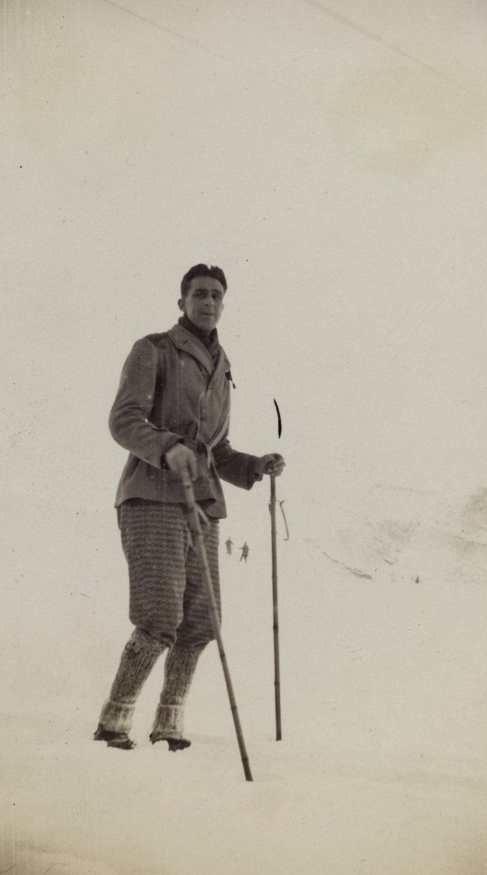 Skier at Abetone af Unbekannter Künstler
