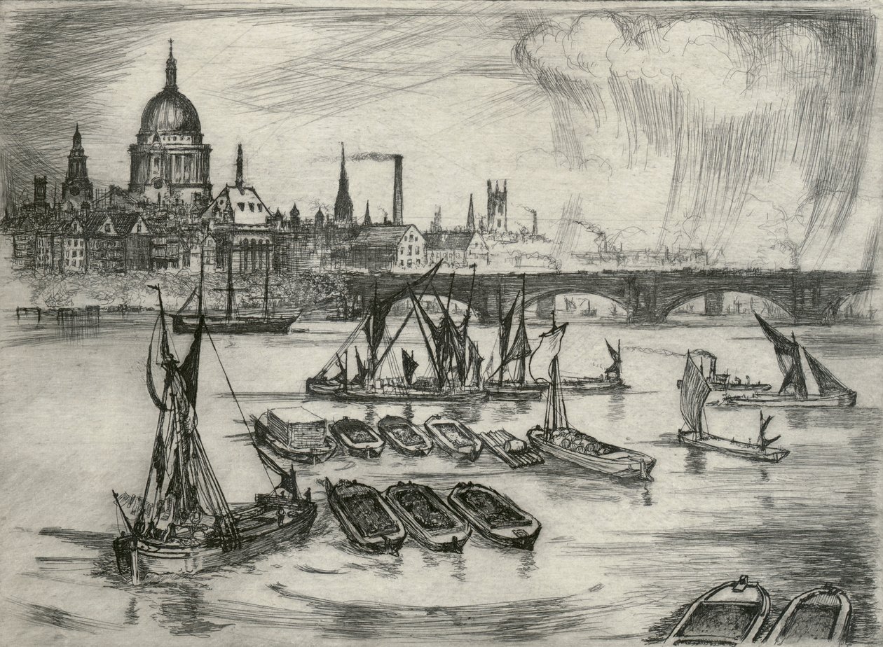 St Pauls katedral af Unbekannter Künstler
