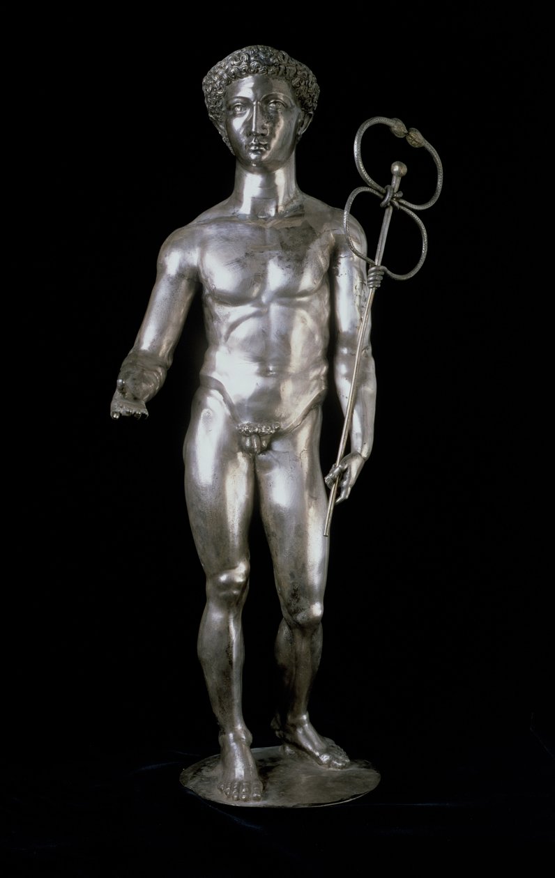 Statuette af Merkur, 2.-3. århundrede f.Kr. (sølv) af Unbekannt