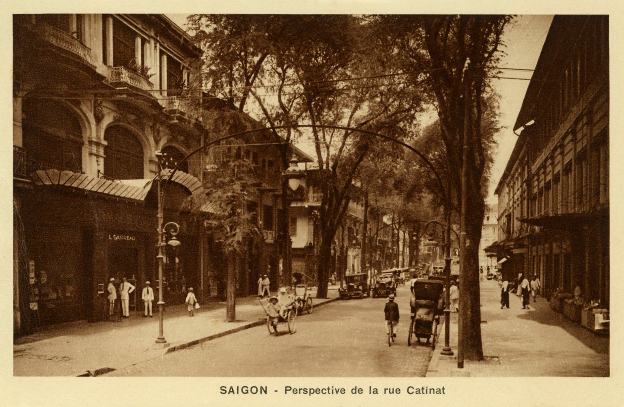 Gadebillede af Saigon af Unbekannter Künstler
