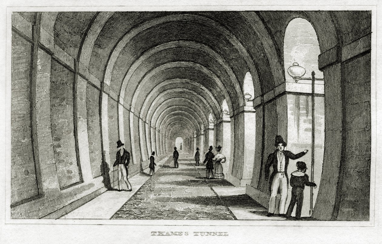 Thames Tunnel af Unbekannt