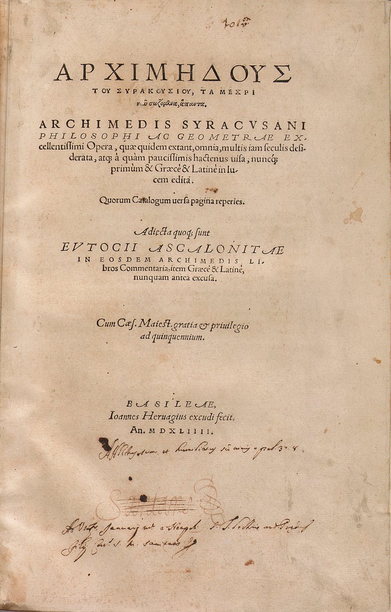 Archimedes Palimpsest af Unbekannt