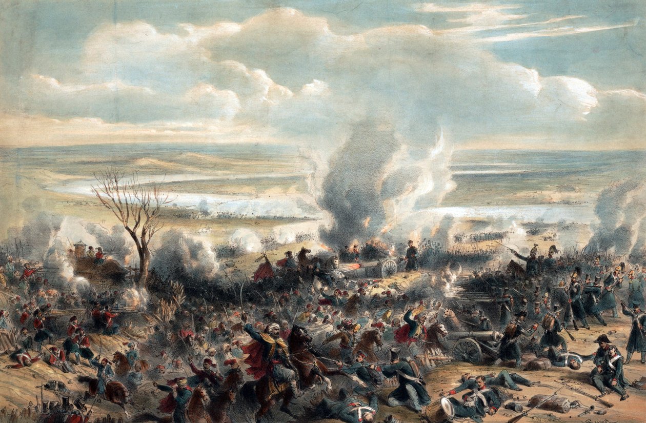 The Battle of Calafatdani af Unbekannt