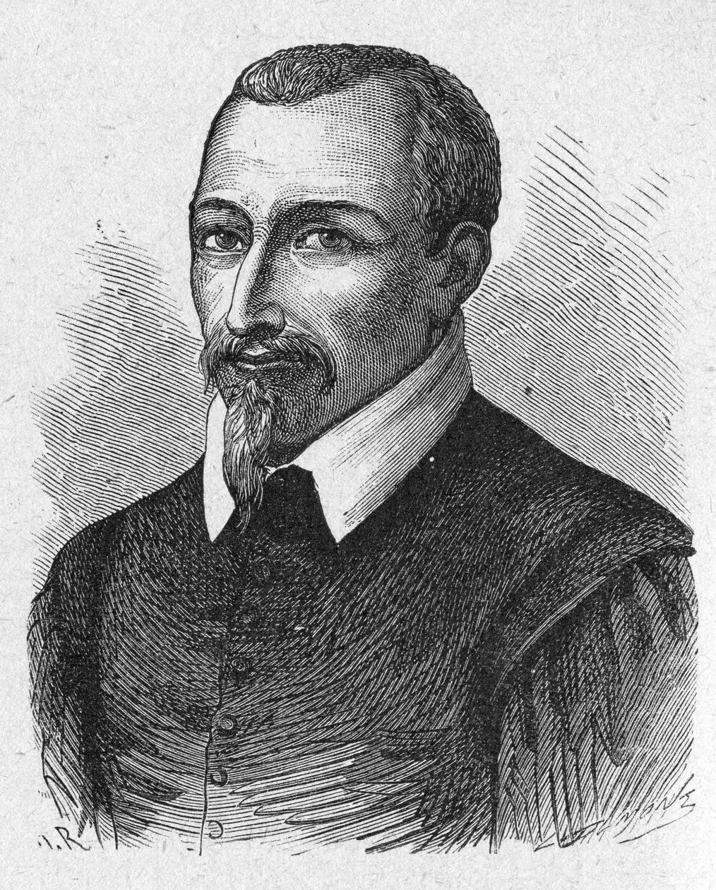 Kemikeren Olivier de Serres, ca. 1880 (stik) af Unbekannter Künstler
