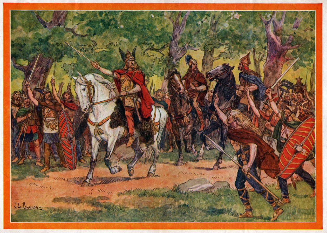Vercingetorix. af Unbekannter Künstler