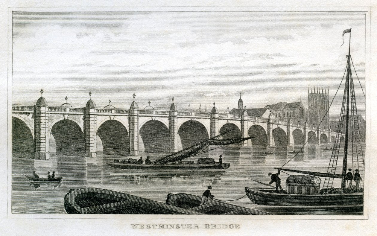 Westminster Bridge af Unbekannt