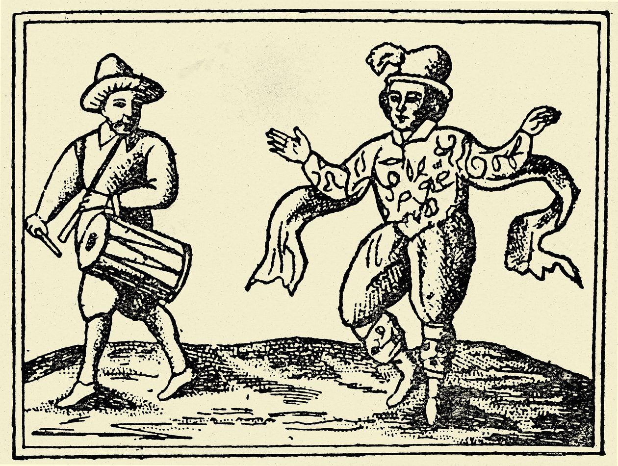 William Kempe danser Morris af Unbekannter Künstler