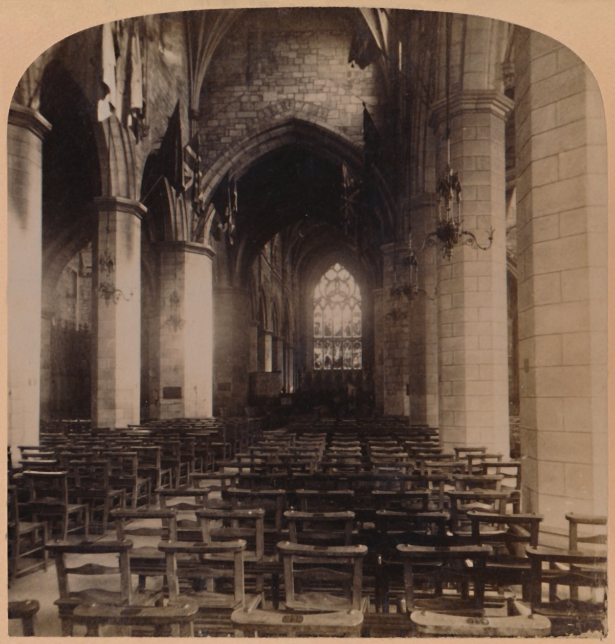 St. Giles Cathedral, Edinburgh, Skotland, 1896. af Underwood and Underwood
