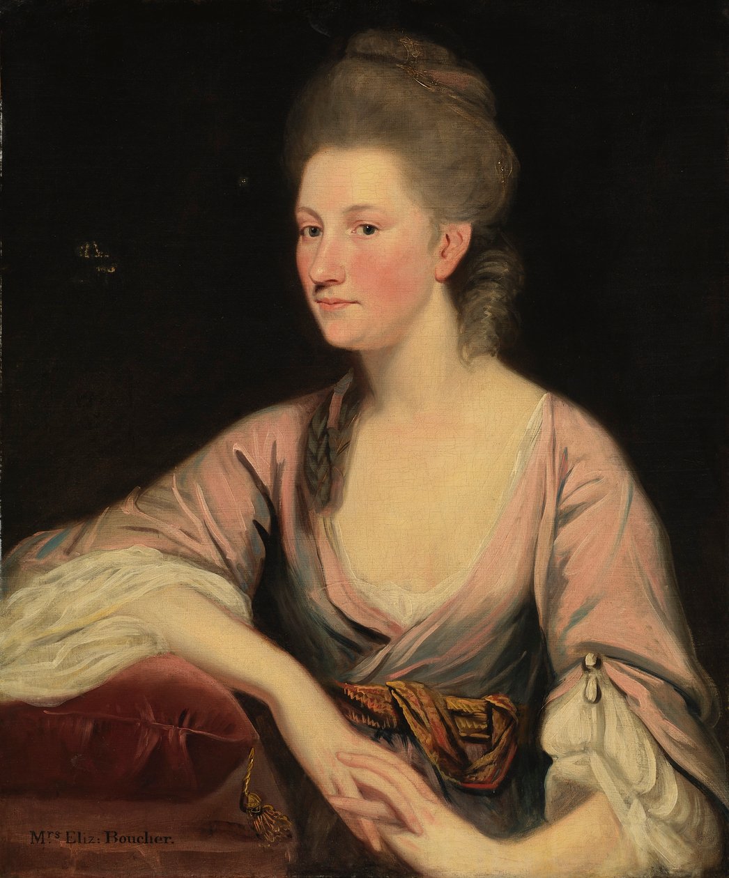 Portræt af fru Elizabeth Boucher af Unidentified