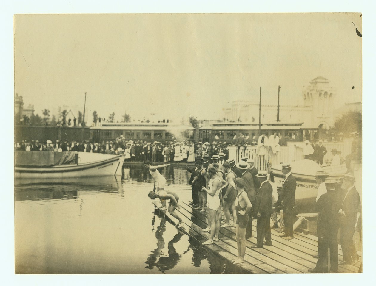 1904 OL- Start på en halv mils handicap (svøm) af Unknown