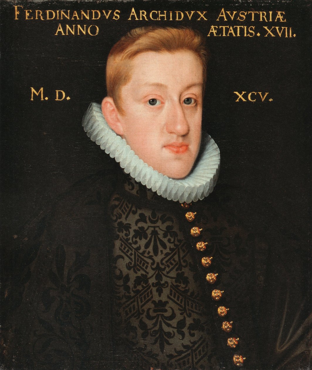 Portræt af ærkehertug Ferdinand af Østrig (senere kejser Ferdinand II) i en alder af 15 år af Unknown