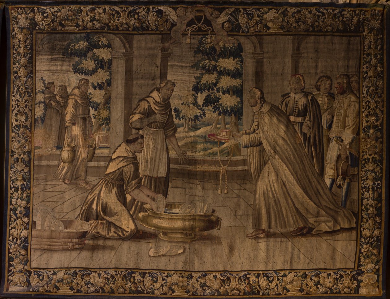 Saint Bonaventure modtager kardinalhatten af Unknown