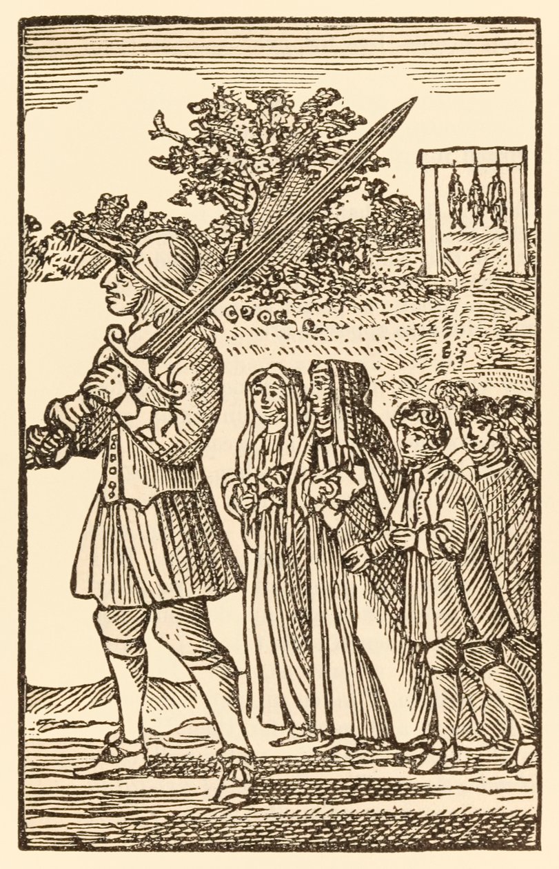 "Se her, hvordan de dovendyr er et tegn" fra "Pilgrimens fremgang fra denne verden, til det som skal komme" af John Bunyan af Unknown
