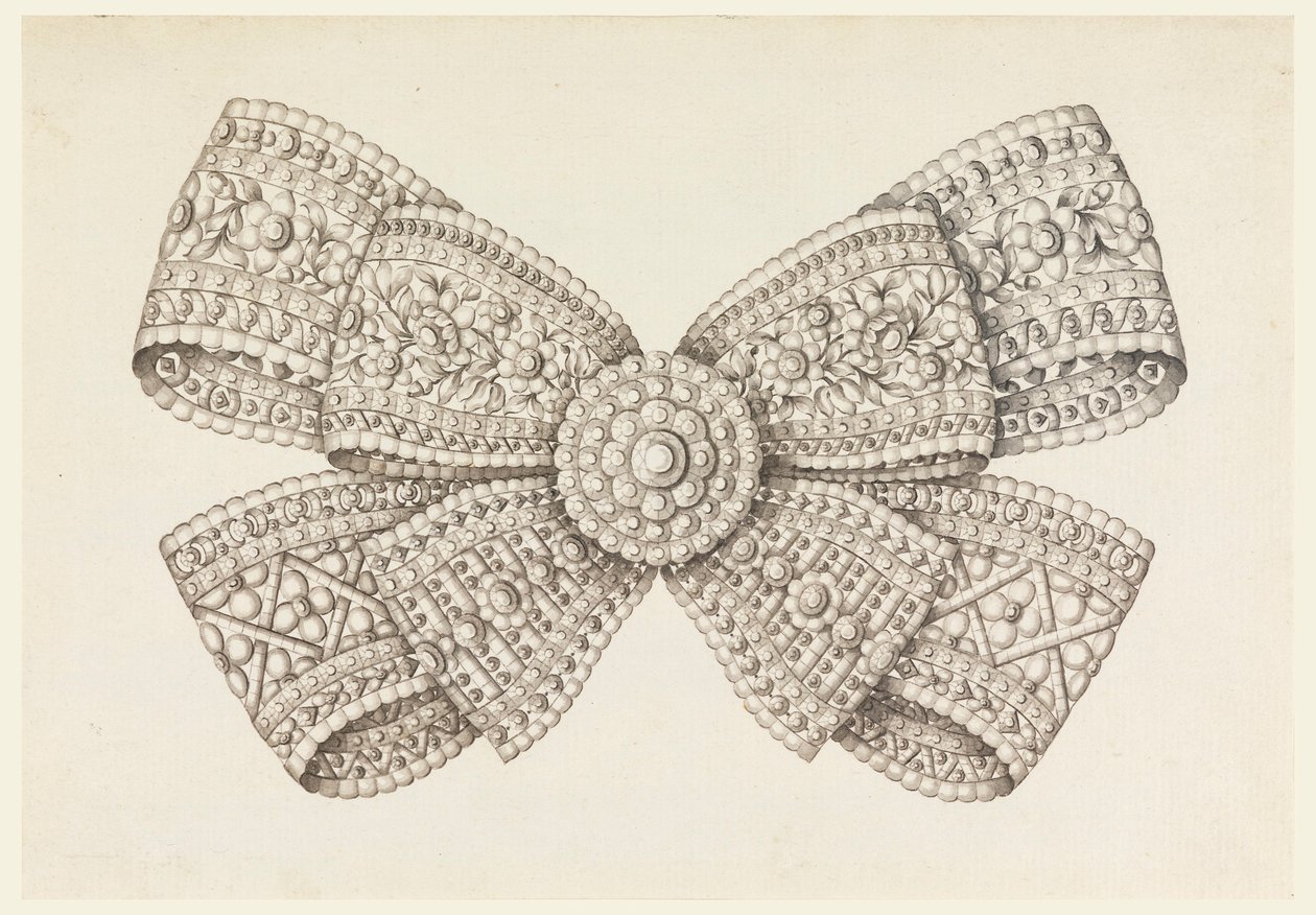 Design til en broche af Unknown