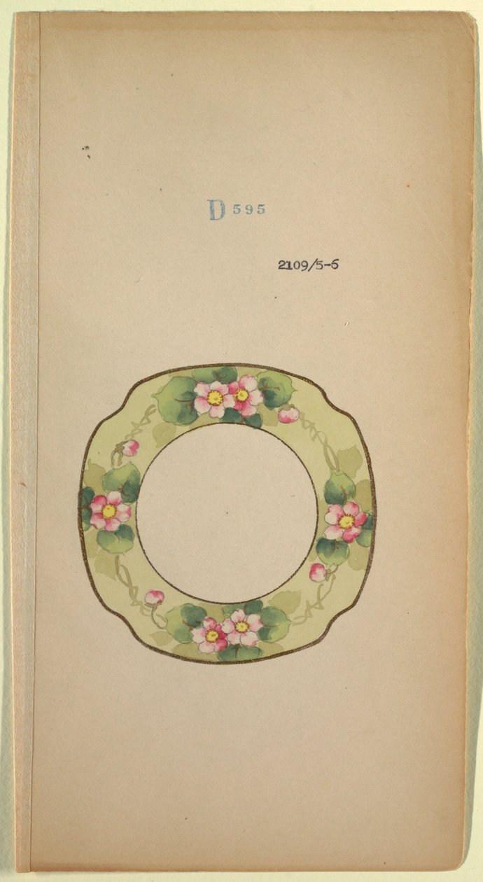 Design til en tallerken af Unknown