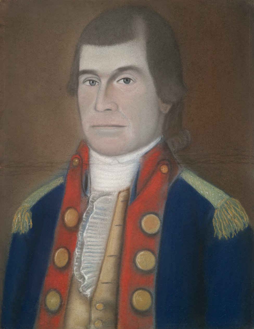 Oberst Obadiah Johnson (1736-1801) af Unknown