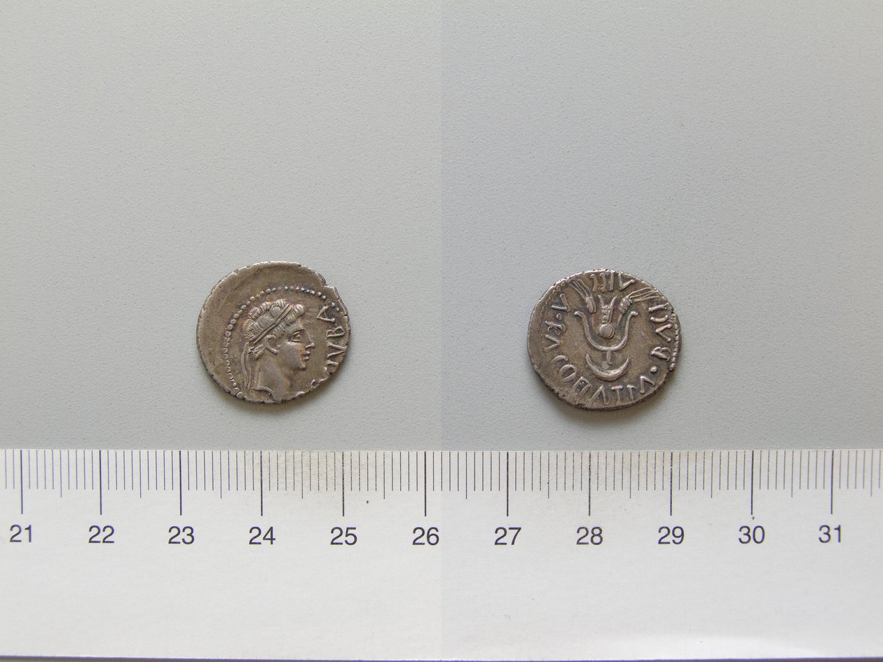 Denarius af Juba II fra Mauretanien af Unknown