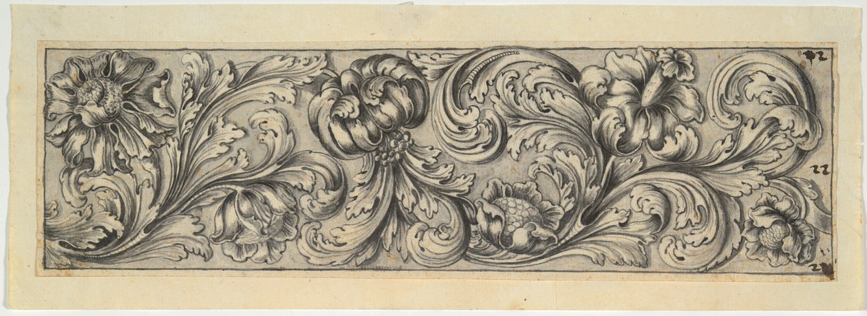 Frise ornament af Unknown