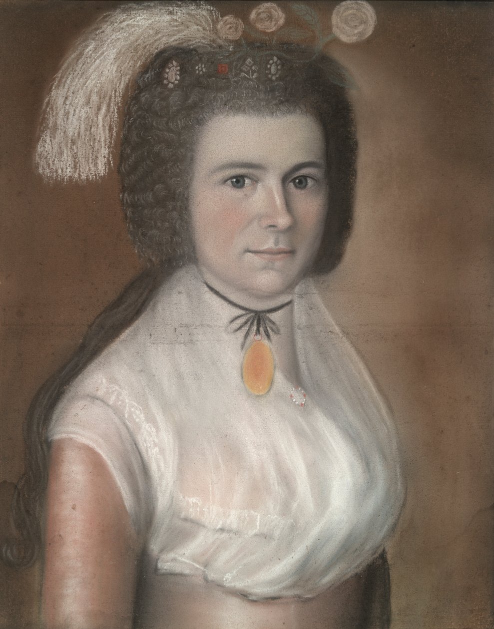 Olive Johnson (Mrs. Reuben Willoby) (1767-1828) af Unknown