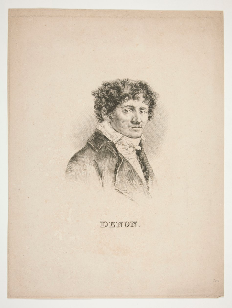 Portræt af Dominique-Vivant Denon af Unknown