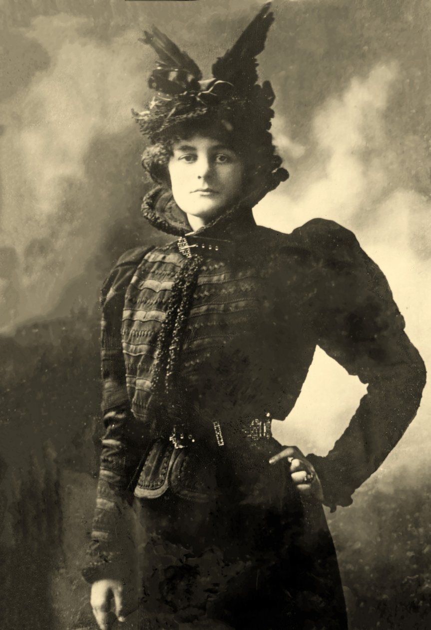 Portræt af Maude Gonne McBride (1866 - 1953) af Unknown