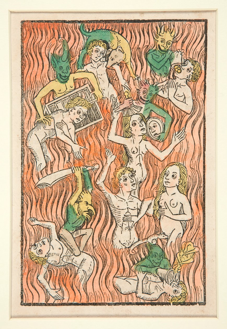 Skærsilden, illustration fra The Soul Root Garden af Unknown