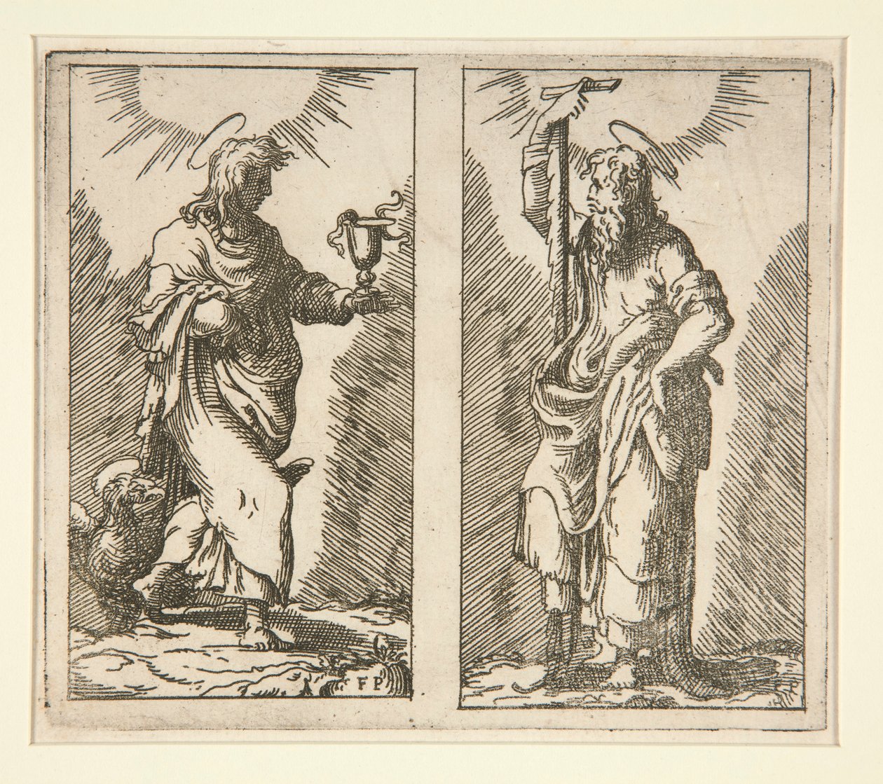 Sankt Johannes og Sankt Simon af Unknown