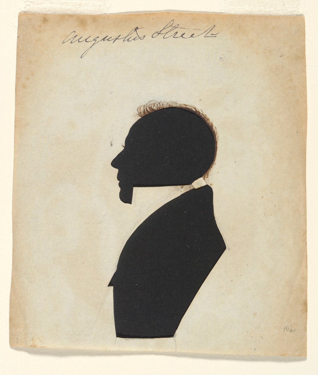 Silhouette - Man (Augustus Street) af Unknown