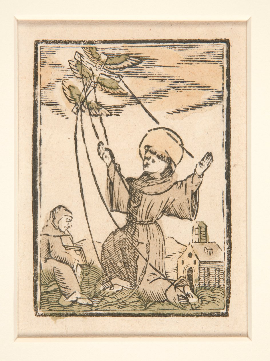 St. Frans af Assisi modtager Stigmata af Unknown