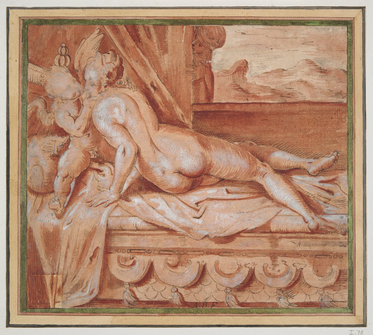 Venus og Amor af Unknown
