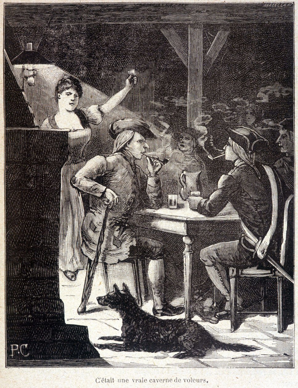 Patron i et værtshus. af Unknown artist