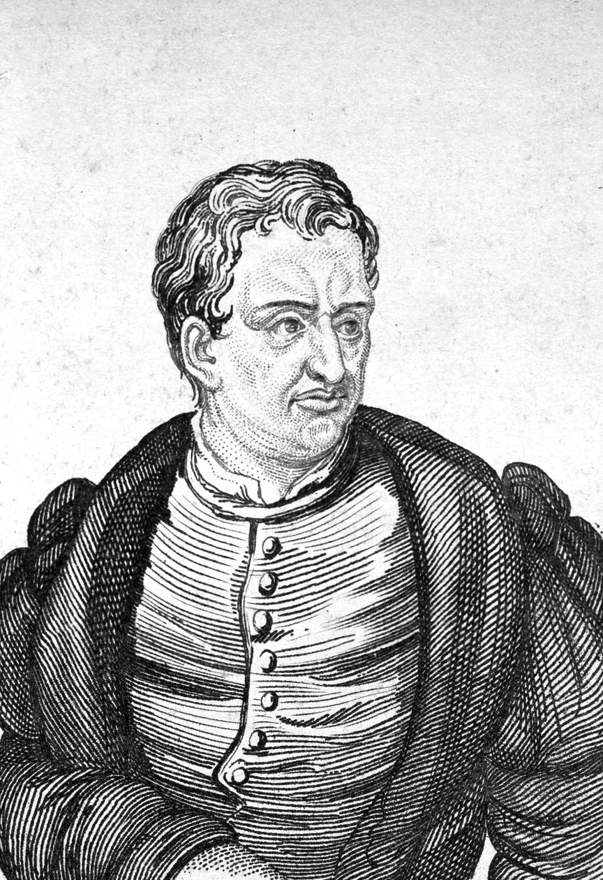 Portræt af Christopher Columbus. af Unknown artist