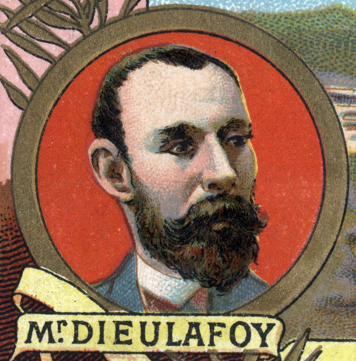 Portræt af Marcel Auguste Dieulafoy af Unknown artist