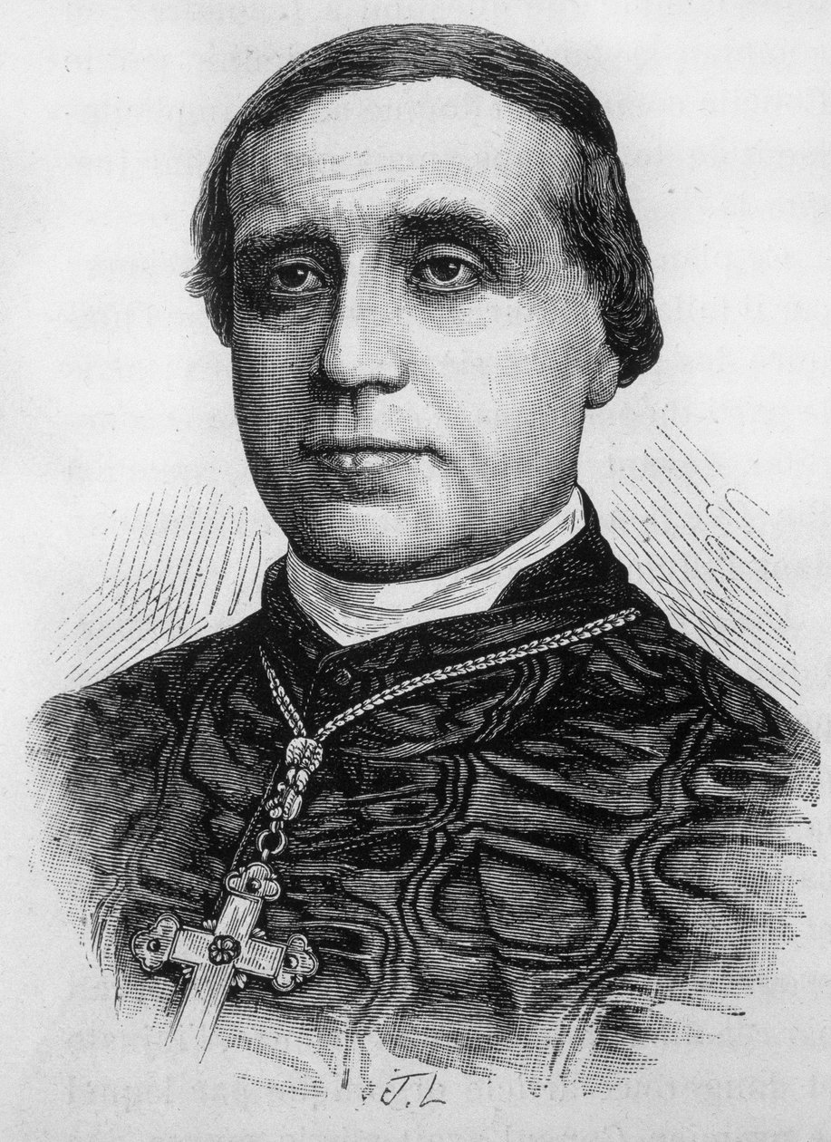 Portræt af Monsignor March af Unknown artist