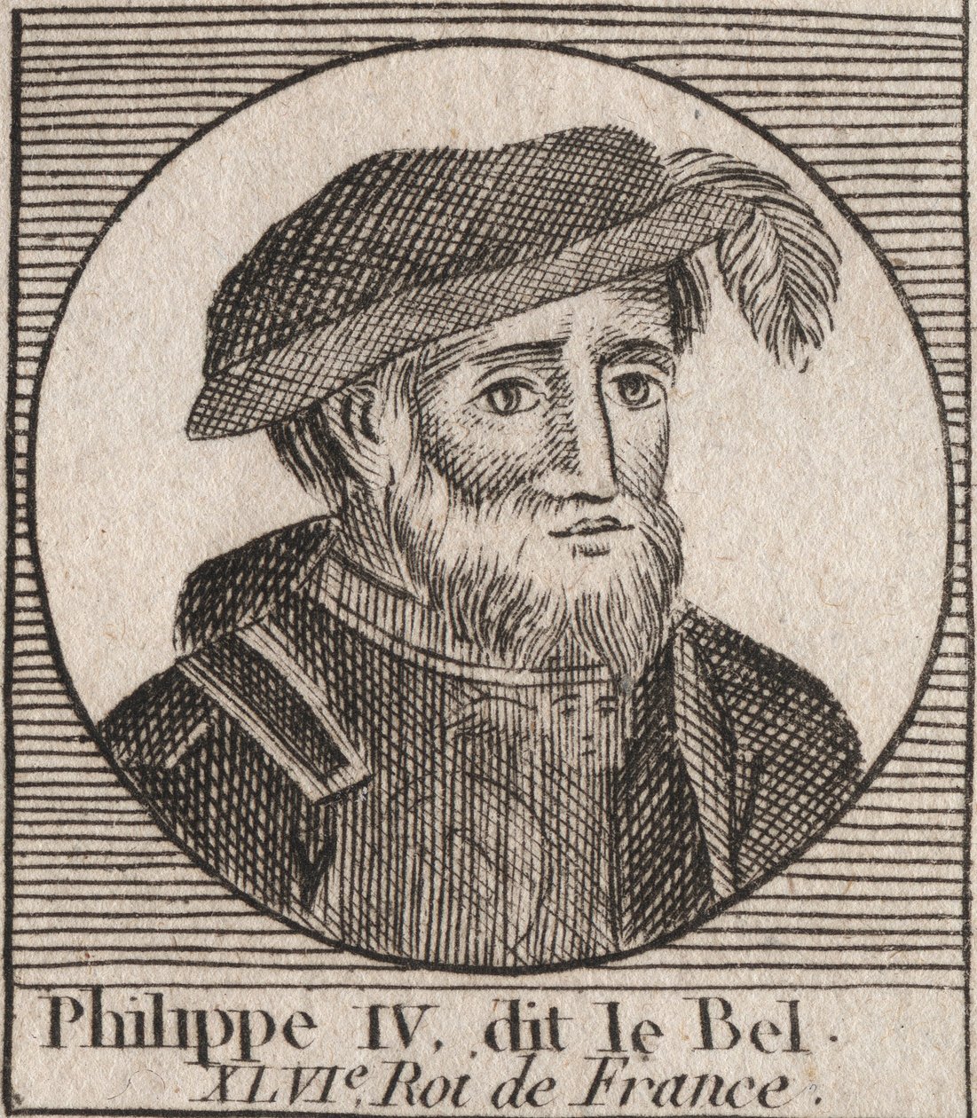 Portrait of Philip IV the Fairdani af Unknown artist
