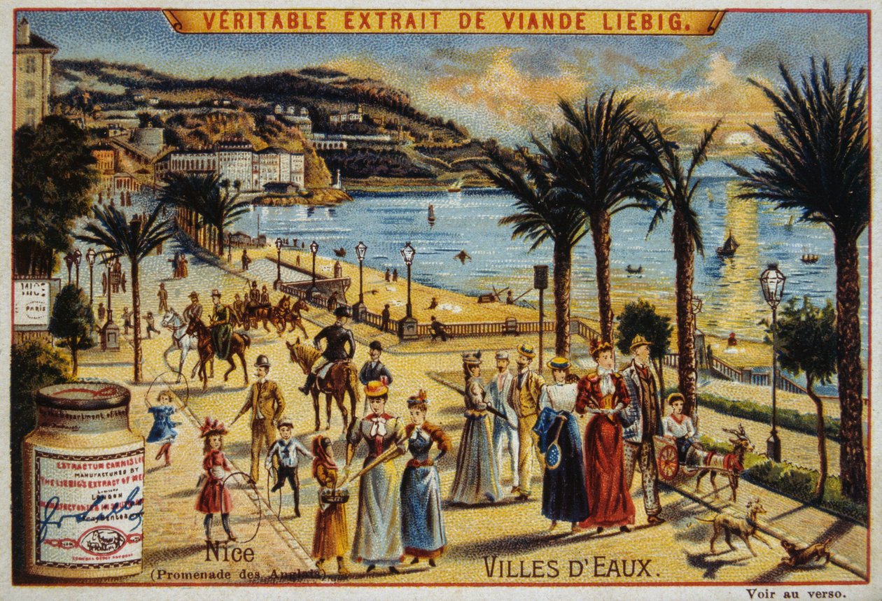 Promenades des Anglais, Nice (Frankrig) af Unknown artist