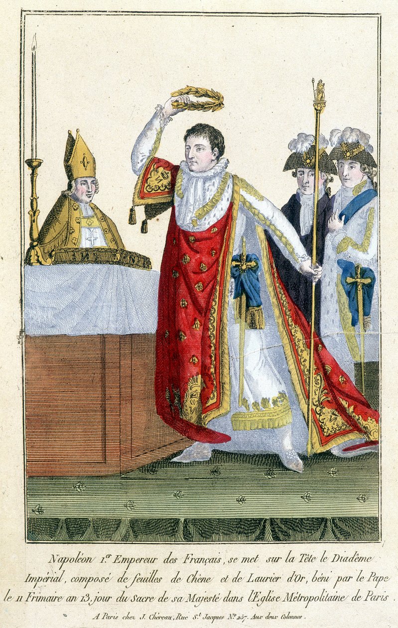 Hellige Napoleon i 1804. af Unknown artist