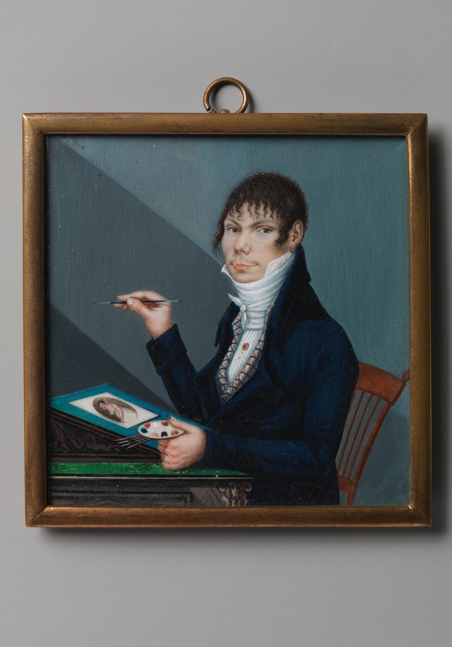 Selvportræt, ca. 1800-1805. af Unknown Artist.