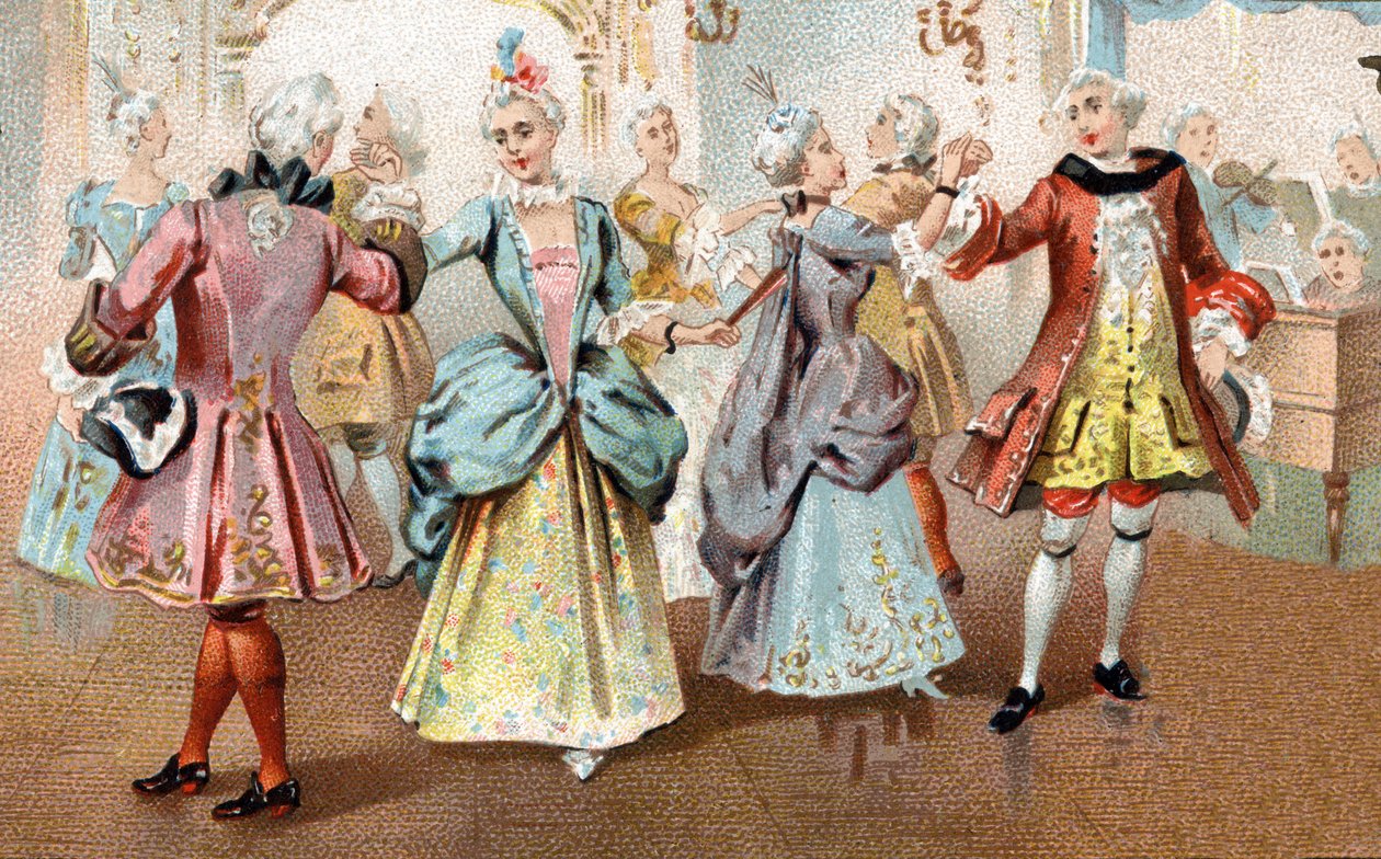 Pavanen under Ludvig XV. af Unknown artist